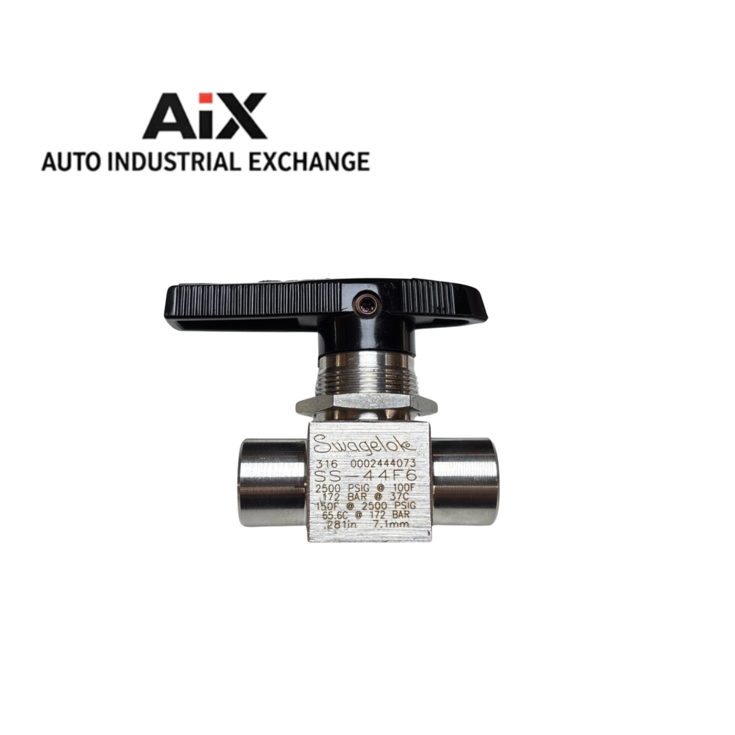 Swagelok SS-44F6 Stainless Steel 3/8" FNPT 40 Series Ball Valve 2.6 Cv