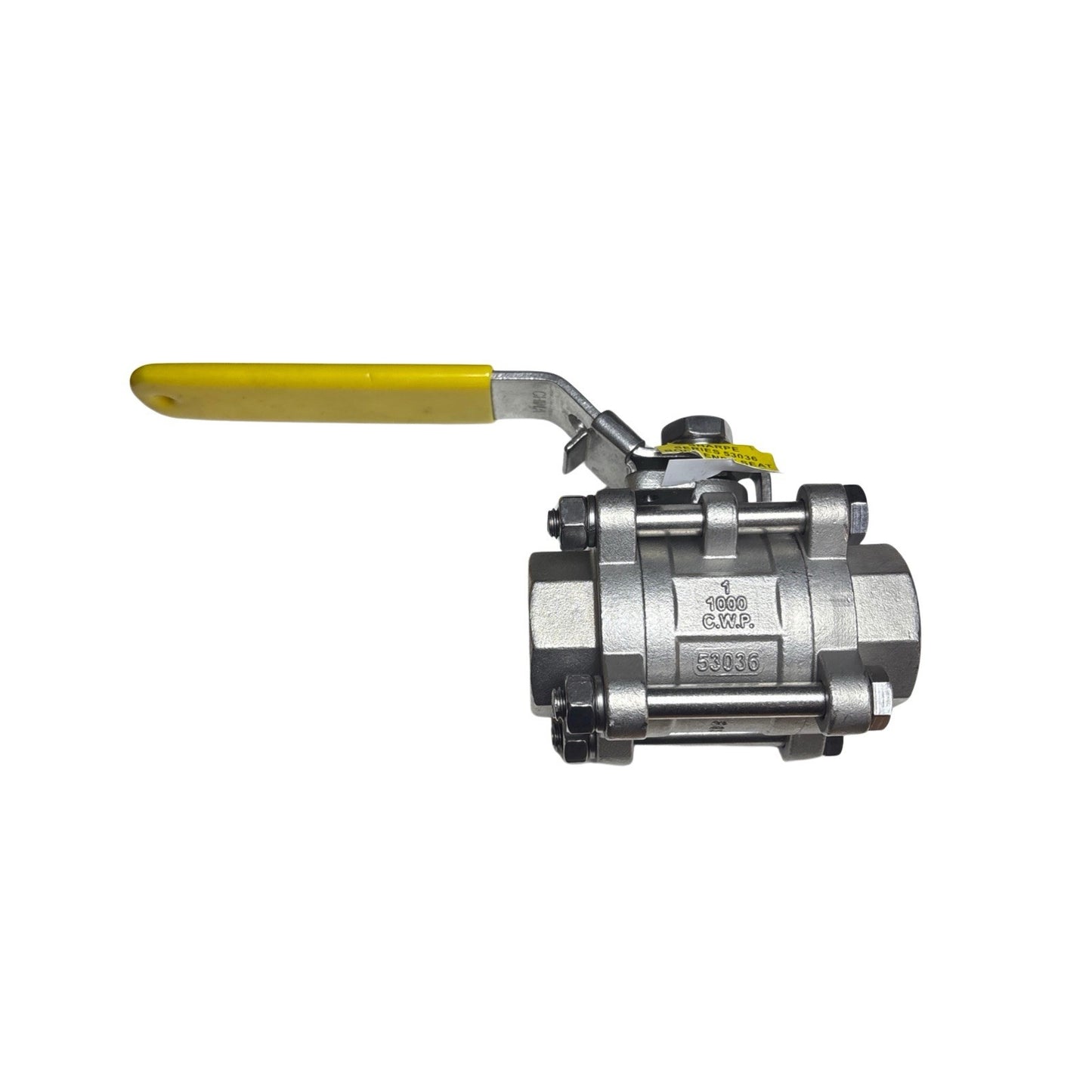 Sharpe 53036 1” Stainless Steel Ball Valve Full Port Socket Weld 1000 CWP AIX