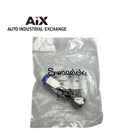Swagelok SS-4-WVCR-6-600 1/4” Male WVCR x 3/8” Tube Welded Face Seal Connector