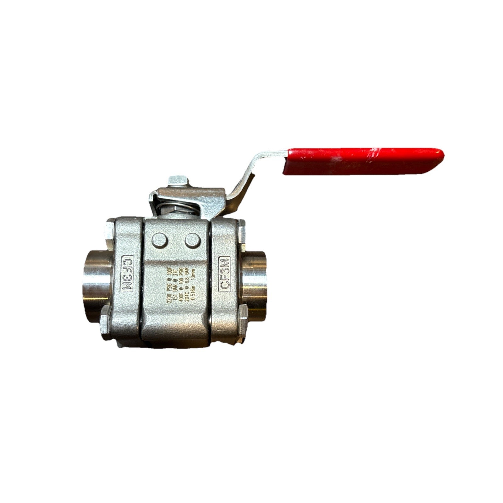 Swagelok SS-A63TF8 1/2” Ball Valve CF3M 2200 PSI Socket Weld Full Port