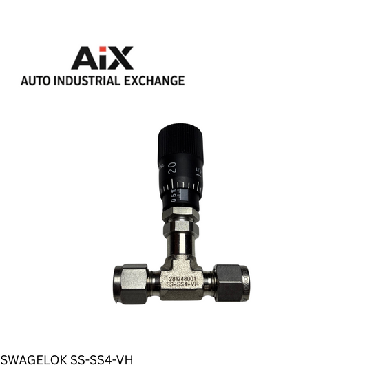 Swagelok SS-SS4-VH Stainless Steel Low Flow Metering Valve 1/4" Tube Vernier