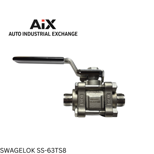 Swagelok SS-63TS8 Stainless Steel 1/2" Tube Ball Valve 60 Series 2200 PSIG
