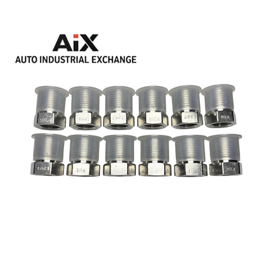 Lot of 12 NPT Reducers 1/2 x 3/8 Stainless Equivalent to Parker 1/2 x 3/8 PTR-SS