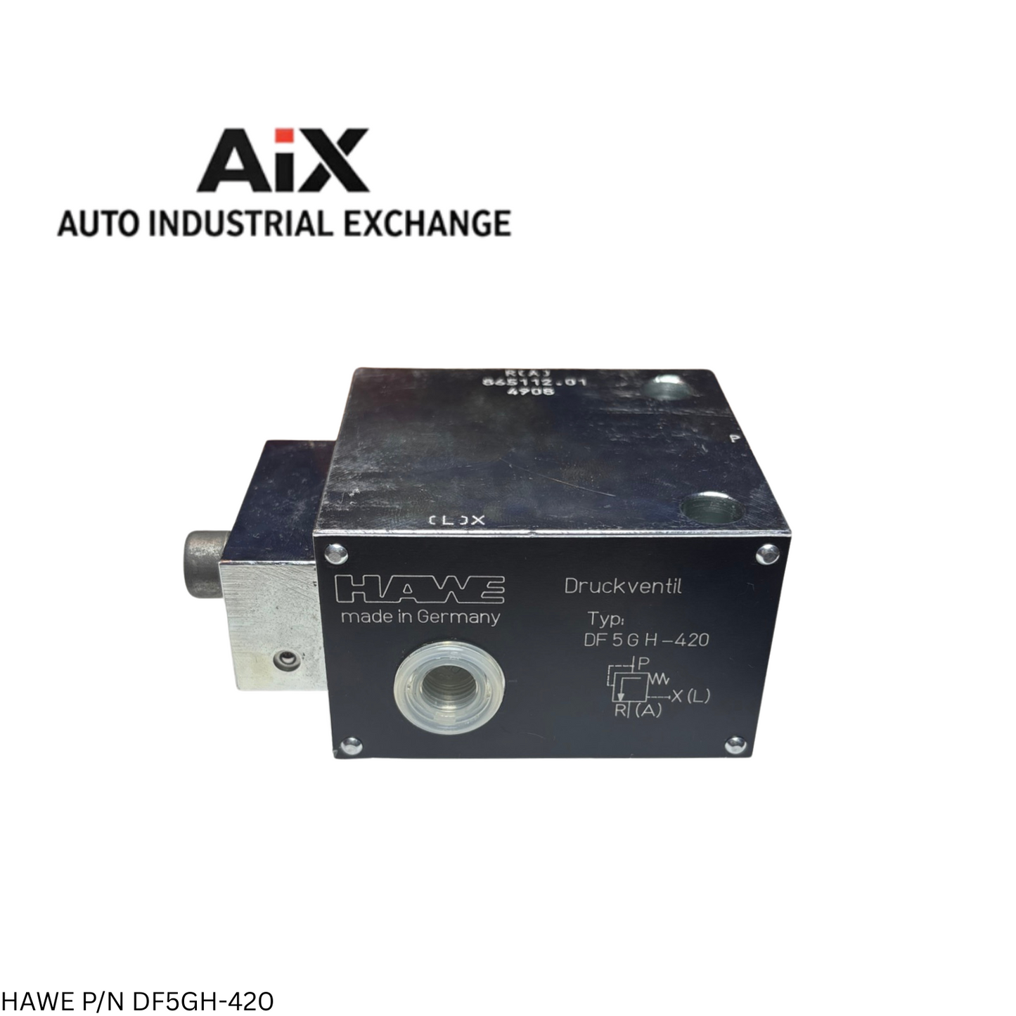 HAWE DF 5GH-420 Pilot-Controlled Pressure Valve 420 bar, Hydraulic DF Series