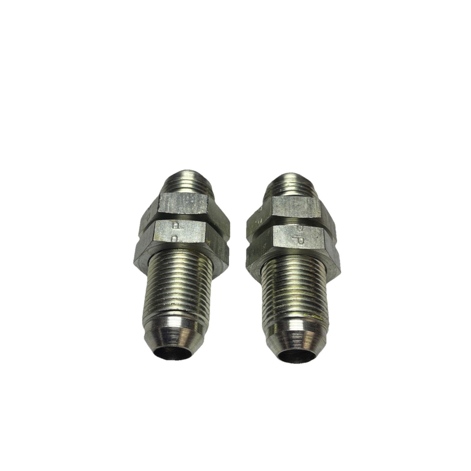 Lot of 2 Parker 8 WTX-WLN-S 1/2” Triple-Lok 37° Flare Bulkhead Union Fitting