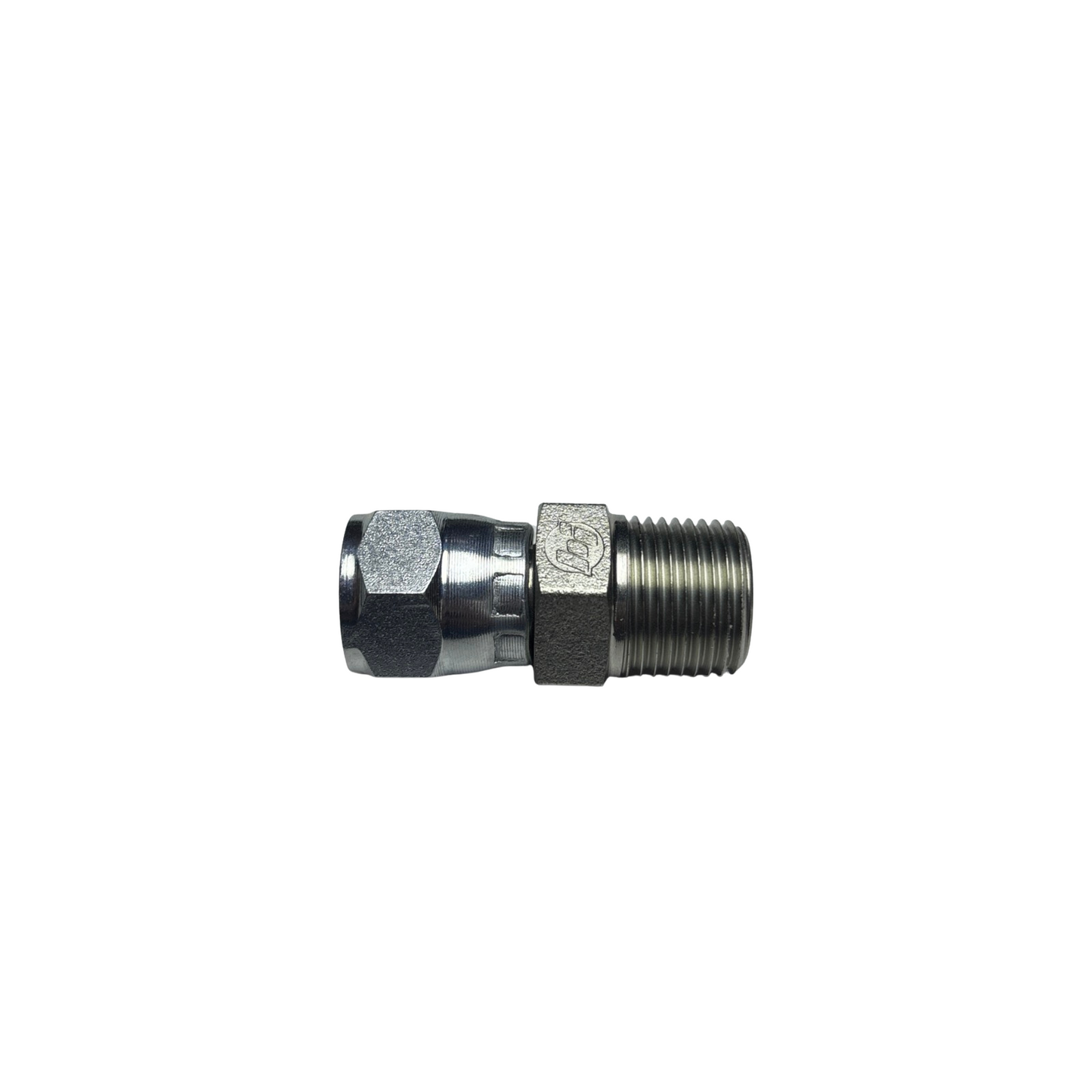 Lot of 3 Brennan 6-6 F6X-S 37° Flare Female Swivel to Male NPT Steel