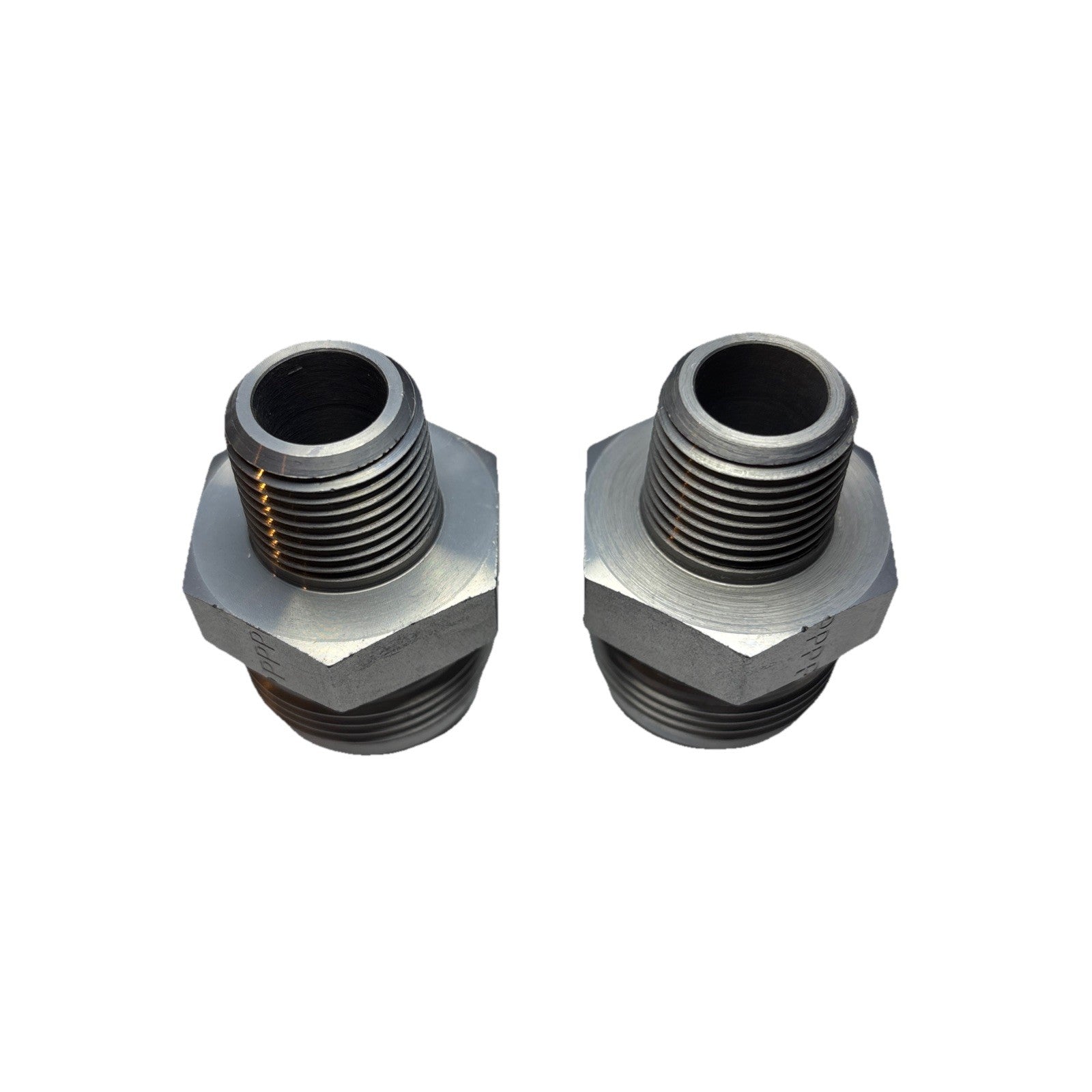 Lot of 2 Parker 16-8 FTX-S 1” Flare x 1/2” NPTF Triple-Lok Steel Fitting New