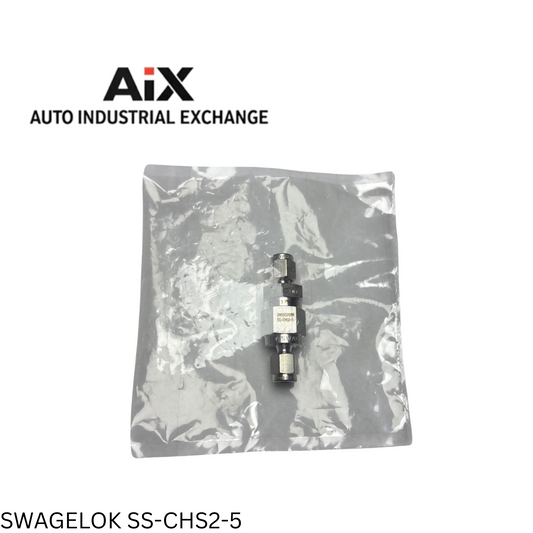Swagelok SS-CHS2-5 Stainless Check Valve 1/8" Tube Fitting 6000 psig