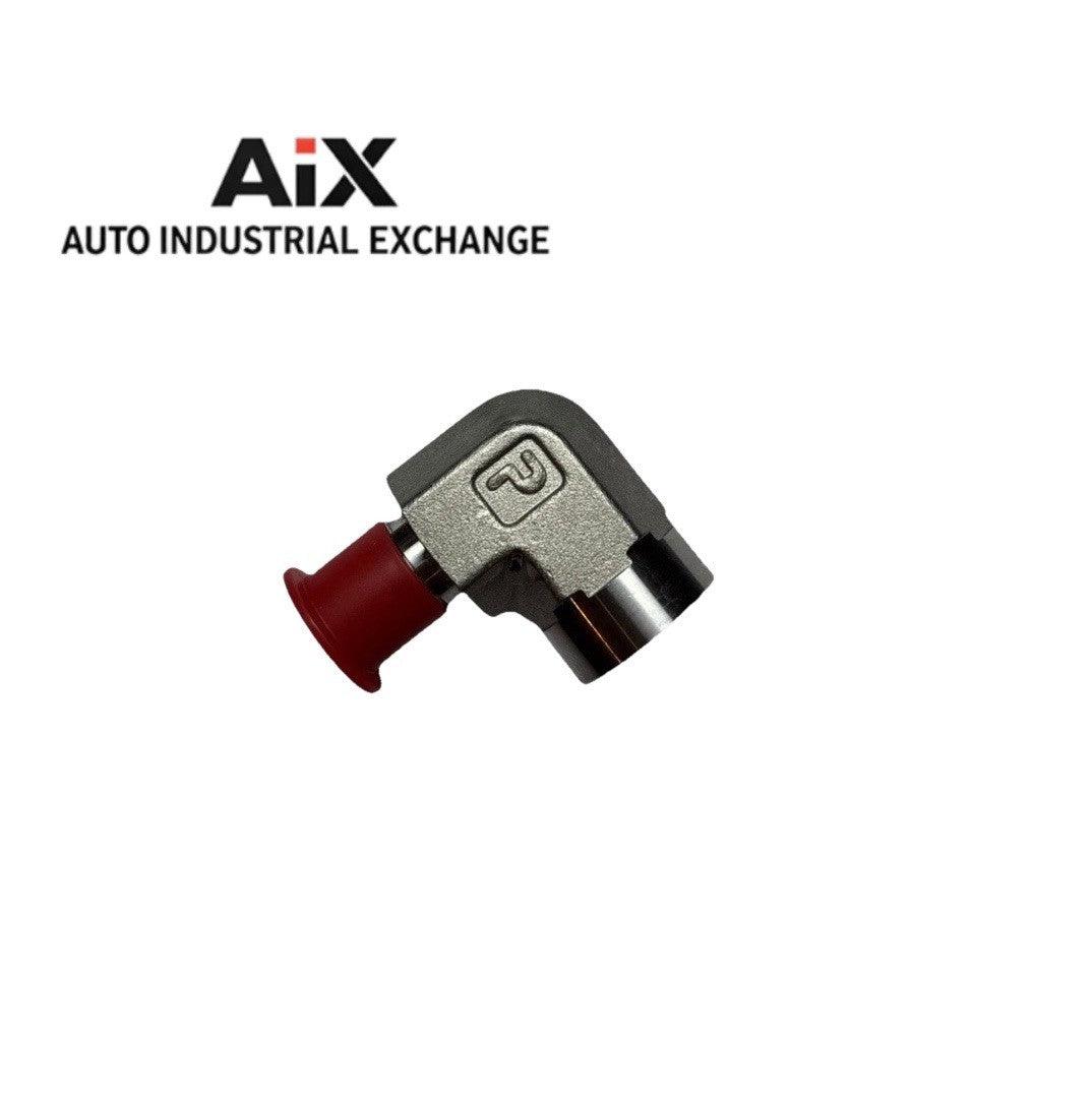 Lot of 3 Parker 1/4 x 3/8 CD-SS 90° Elbow NPT Pipe Fittings Stainless Steel