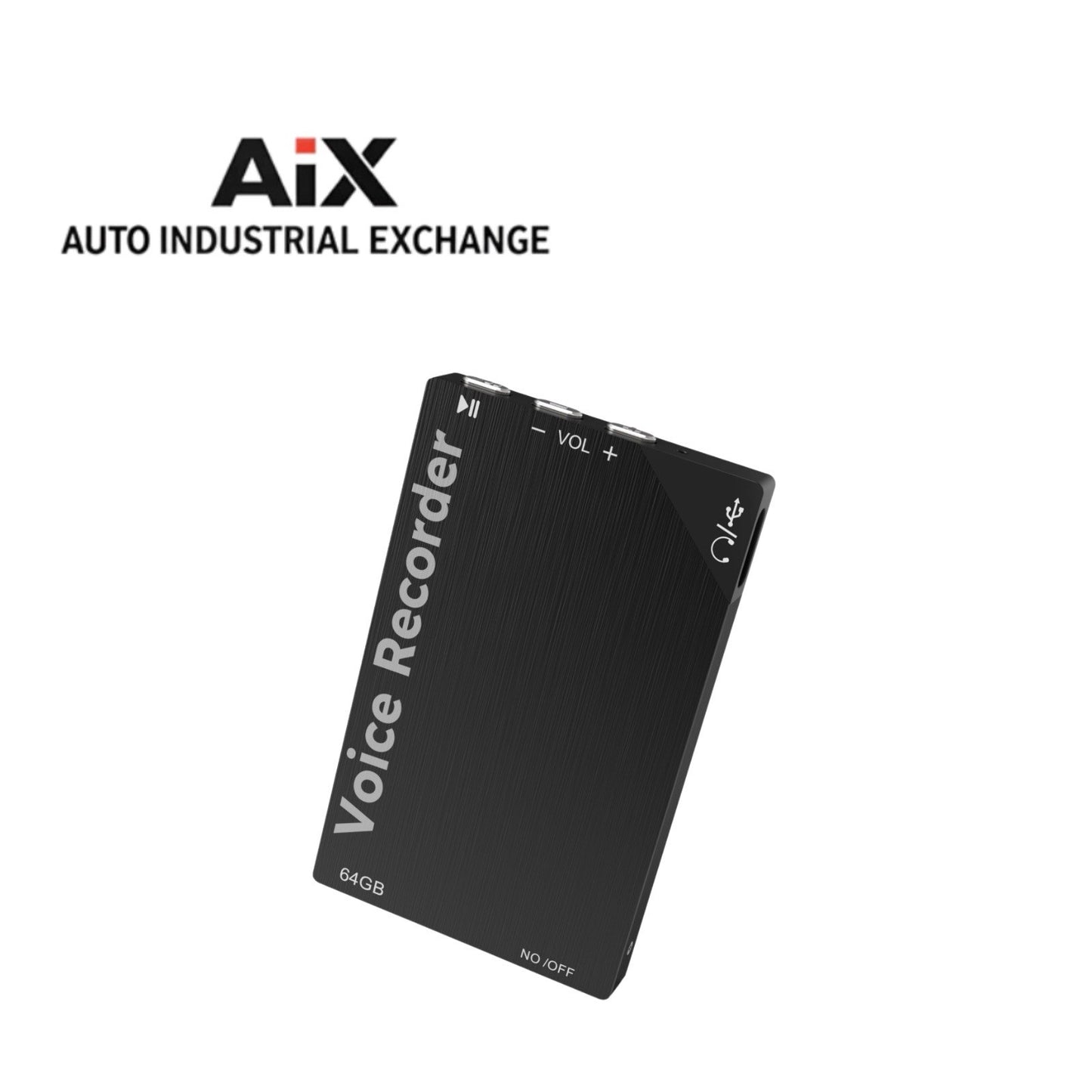 64GB Digital Voice Recorder Voice Activated Audio Dictaphone with Playback