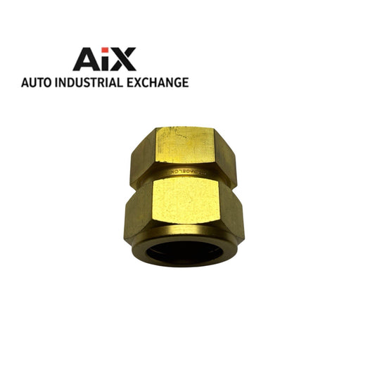 Swagelok B-1410-C 7/8” Brass Tube Cap FNSP Compression Fitting Female Nut