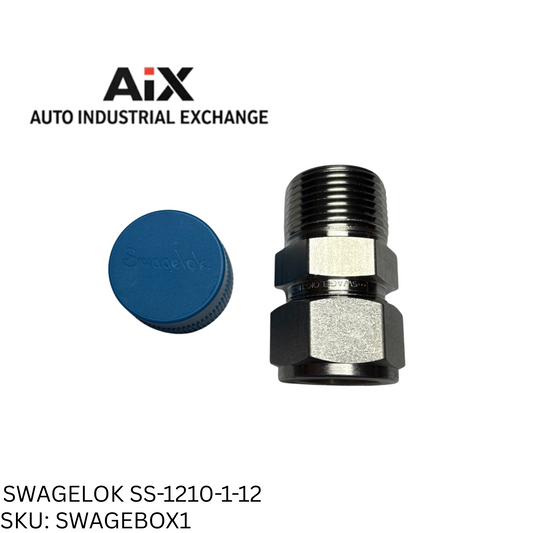 Swagelok SS-1210-1-12 Stainless Steel Male Connector 3/4” Tube x 3/4" NPT