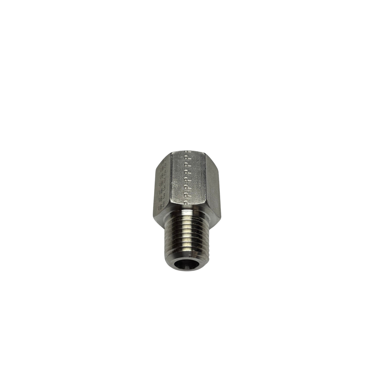 Lot of 3 Parker 1/4 FG-SS 6000 PSI Male NPT/NPTF Stainless Pipe Adapters