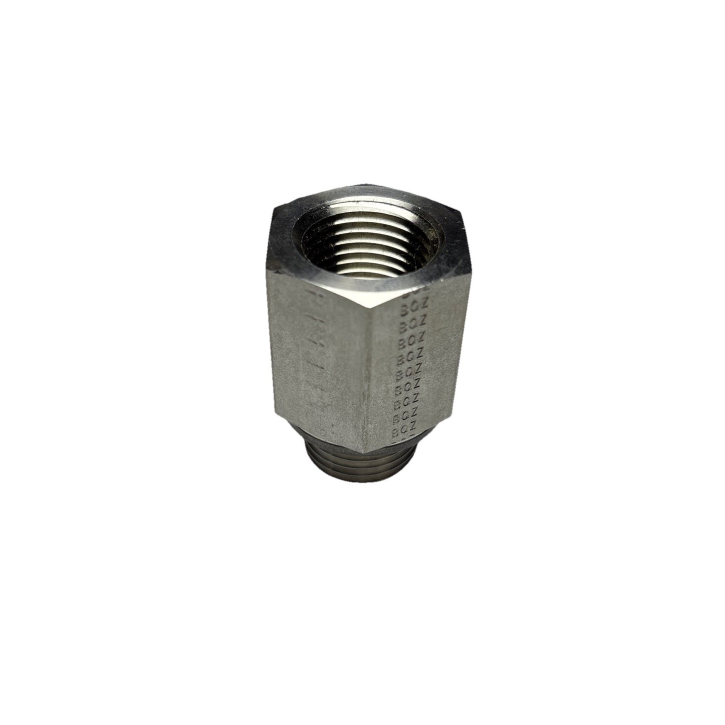 Parker 1/2 x 1/2 F4OHG-SS Straight Adapter Fitting NPTF x BSPP ORR Lot Of (1) SS