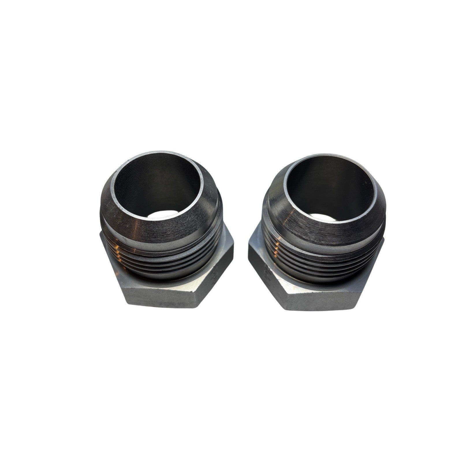 Lot of 2 Parker 16-8 FTX-S 1” Flare x 1/2” NPTF Triple-Lok Steel Fitting New