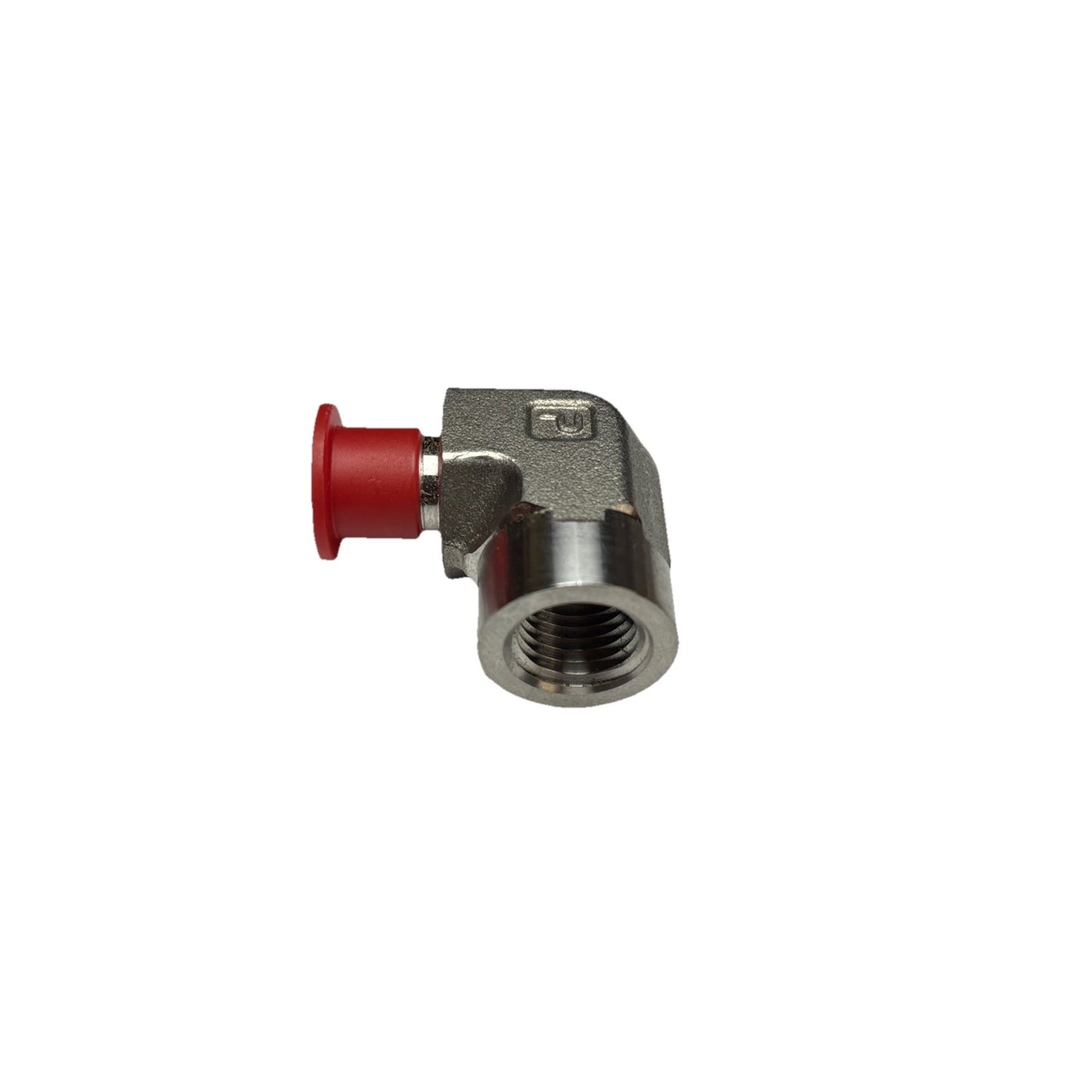 Lot of 2 Parker 1/8 x 1/4 CD-SS 90° Elbow Fittings SS NPT/NPTF 5000 PSI