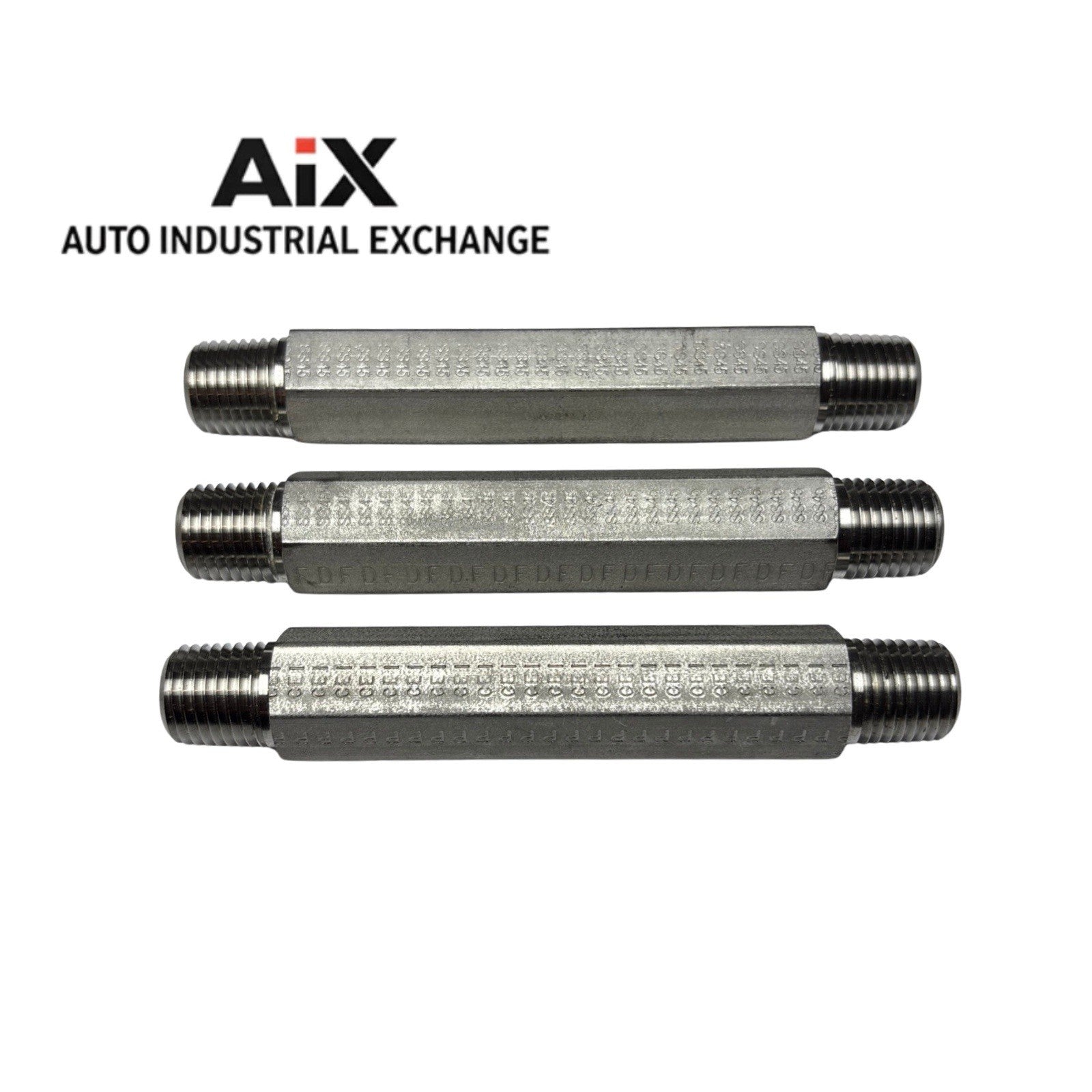 Parker 1/4 X 4.0 FFF-SS Long NPT Pipe Nipples Stainless Steel Fittings Lot of 3