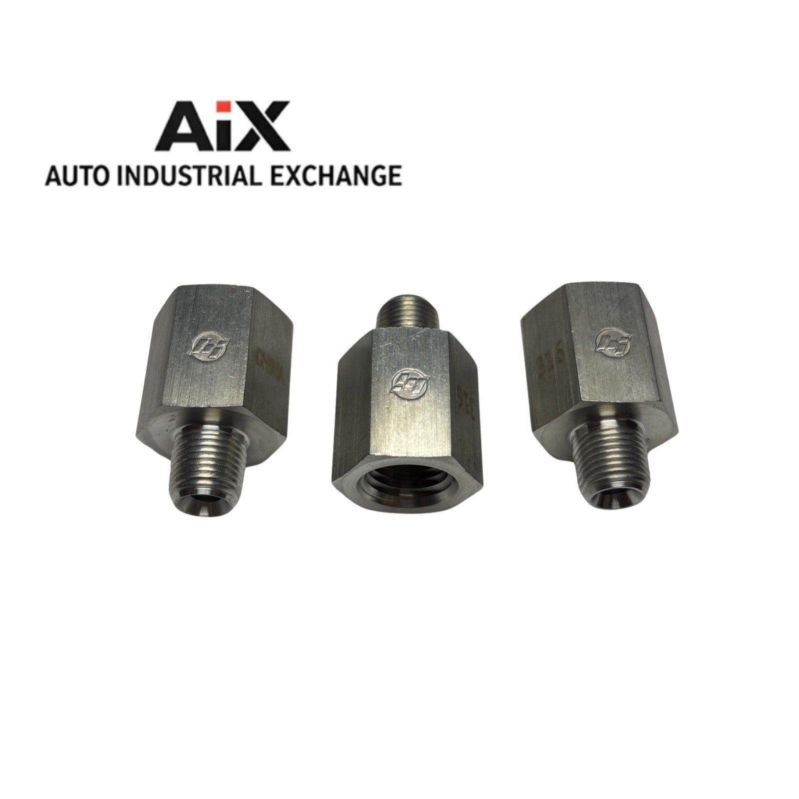 Lot of 3 Brennan SS Adapter 1/4 x 1/8 NPT – Parker Equivalent 1/4 X 1/8 FG-SS