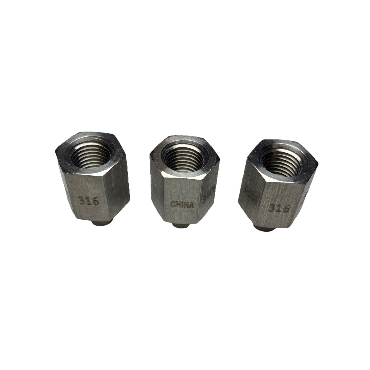 Lot of 3 Brennan SS Adapter 1/4 x 1/8 NPT – Parker Equivalent 1/4 X 1/8 FG-SS