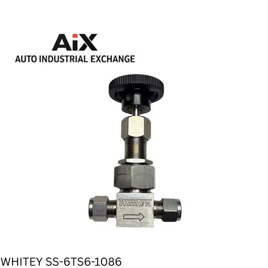 Swagelok SS-6TS6-1086 Whitey 3/8" Stainless Steel Manual Needle Valve Fitting