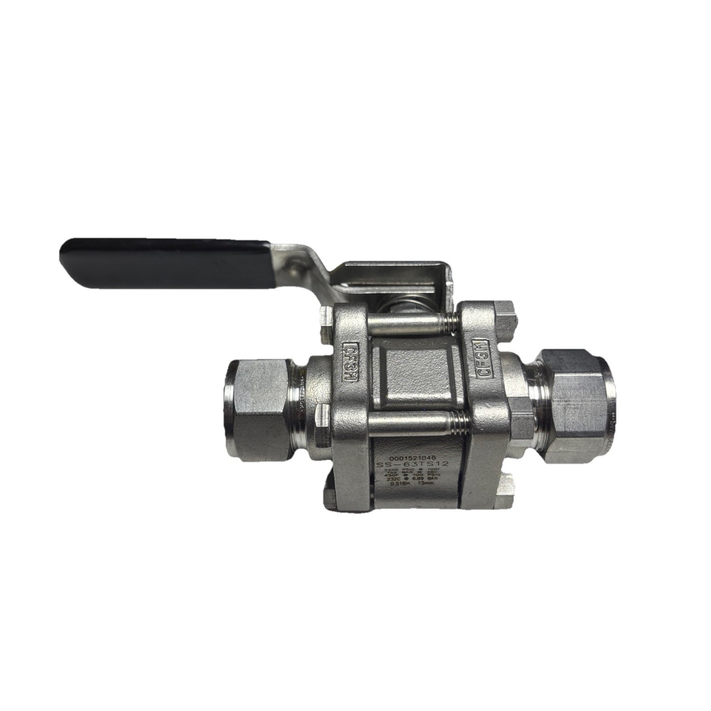 Swagelok SS-63TS12 3/4” Tube Ball Valve 60 Series Stainless w/ Handle Lock AIX