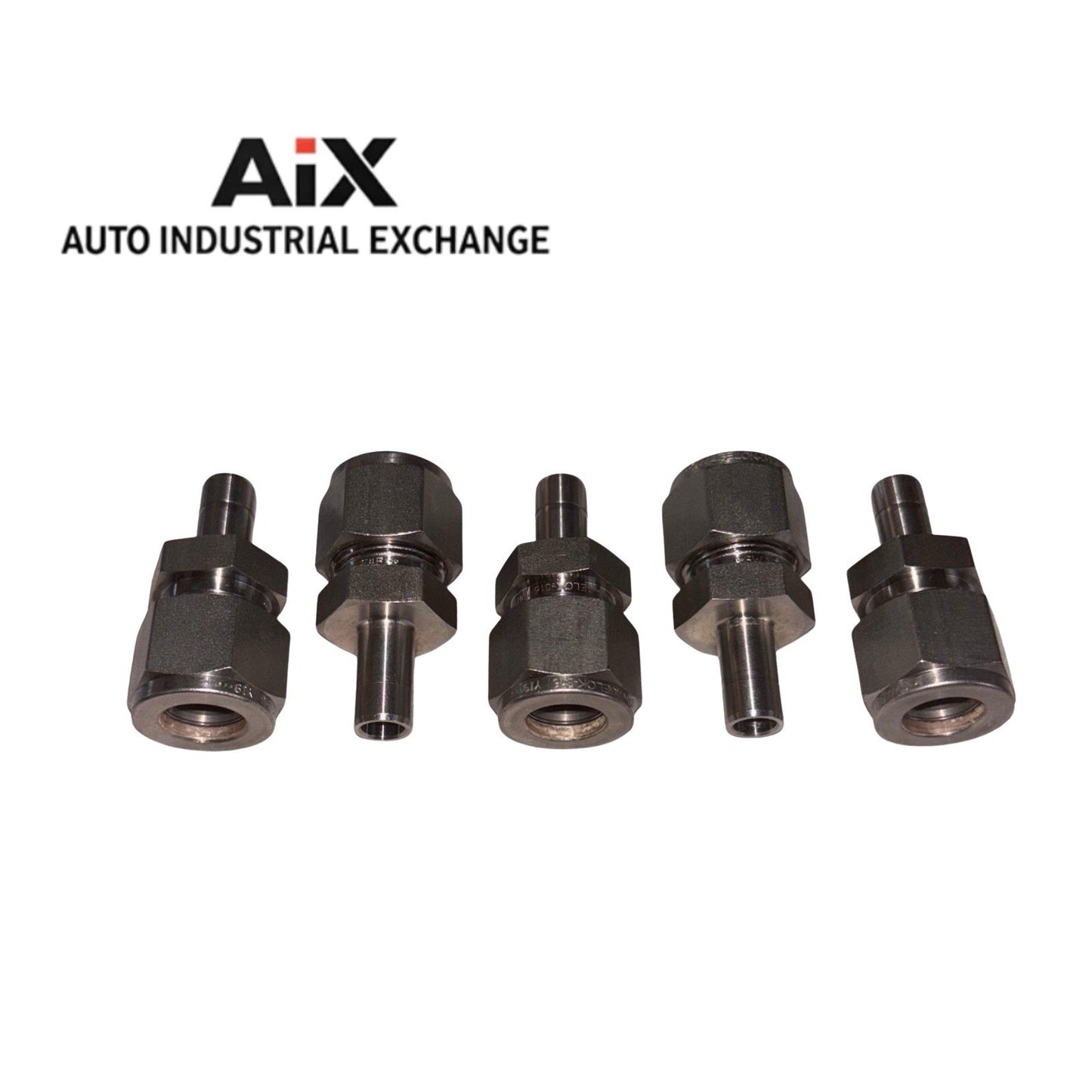 Lot of 5 Swagelok SS-600-R-8 Reducer 3/8” Tube OD x 1/2” Tube Adapter SS