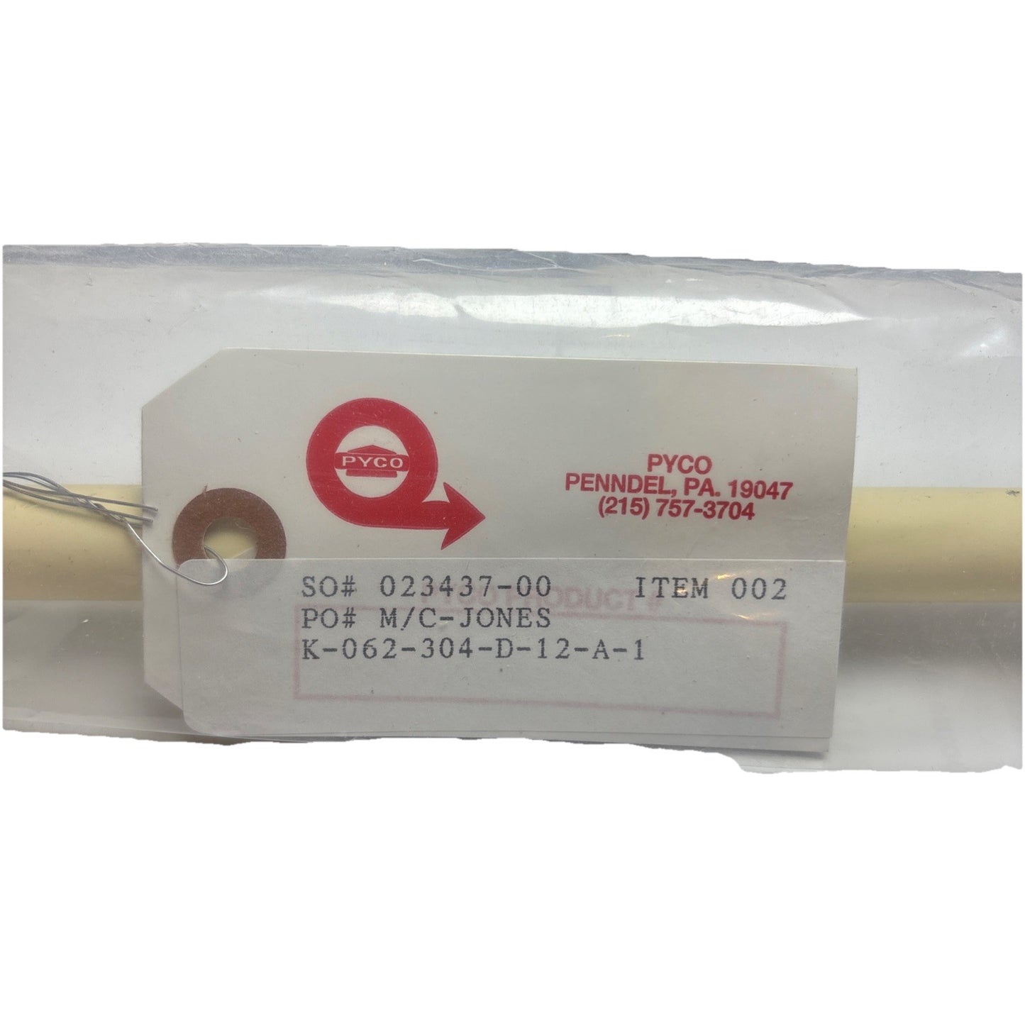 Pyco K Type Thermocouple Probe K-062-304-D-12-A-1 High Temp Sensor Oven Kiln