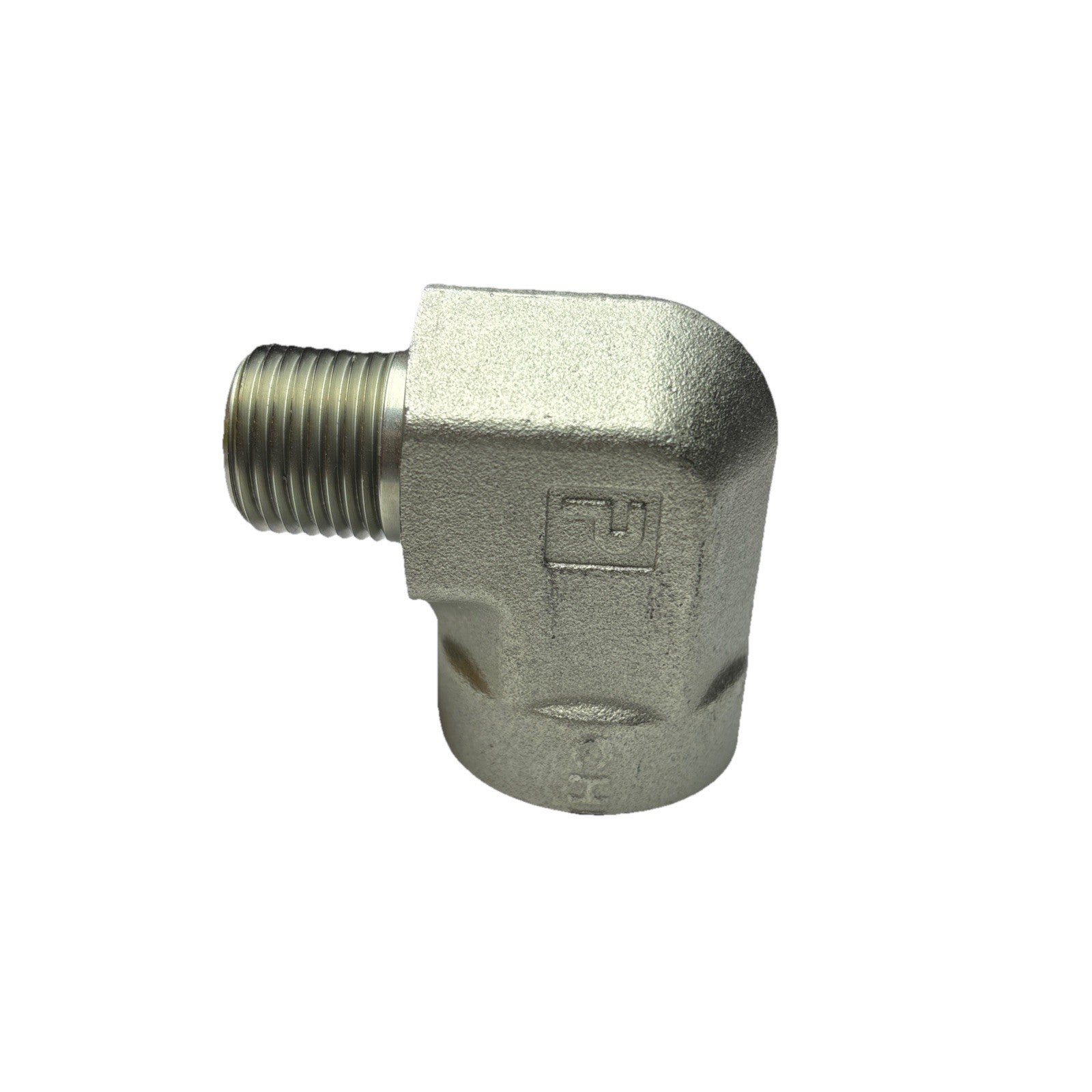 Lot of 2 Parker 3/4 x 1/2 CD-S 90° Elbow NPT Pipe Adapters Steel Fittings New