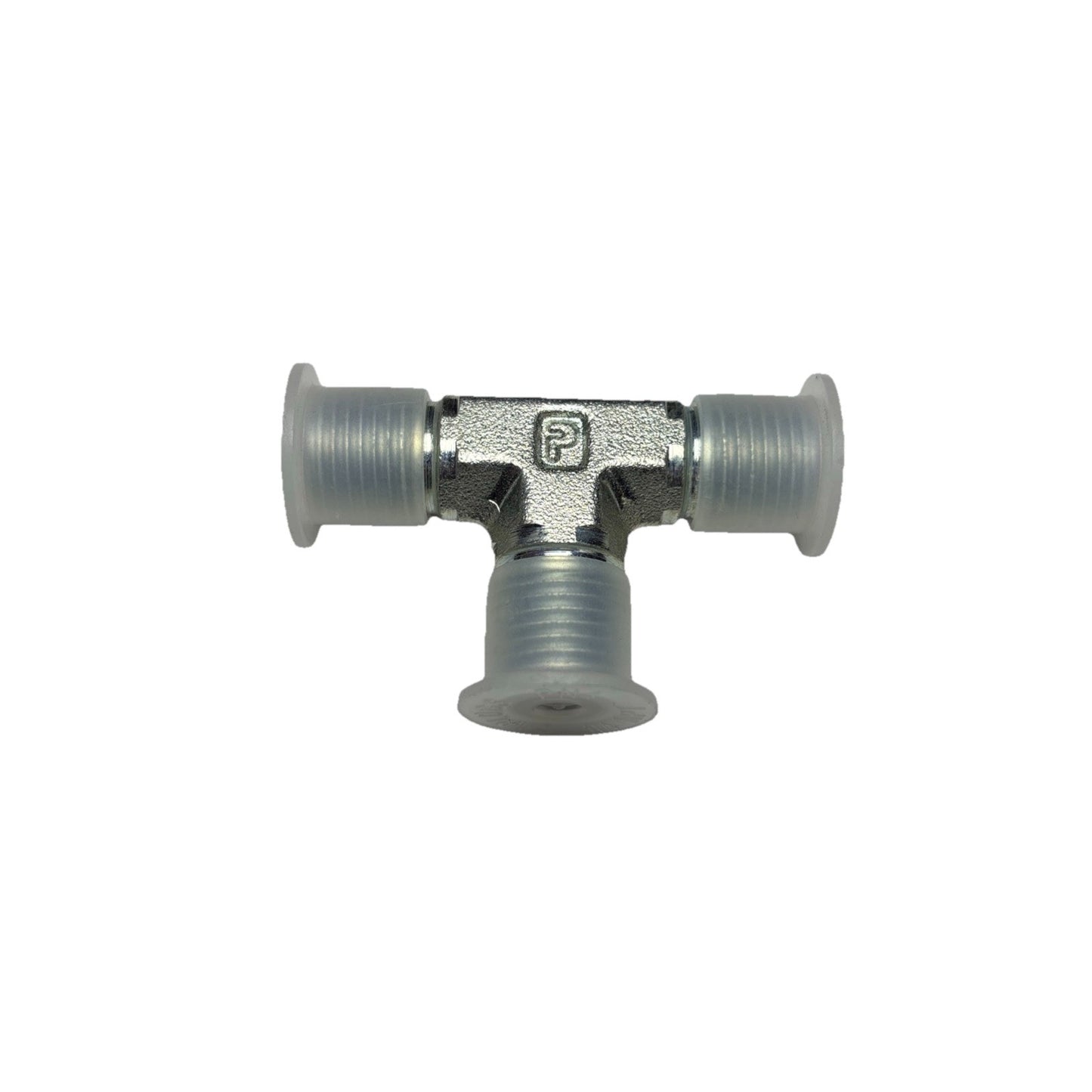 Lot of 2 Parker 1/4 RRS-S NPT Stainless Steel Pipe Tee Fittings JIC