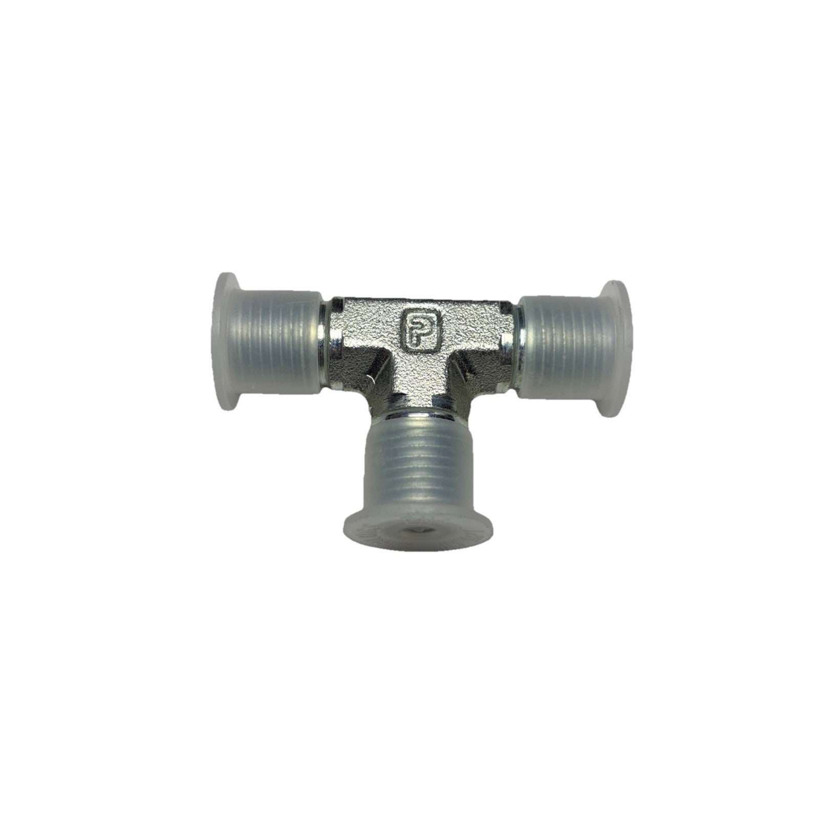 Lot of 2 Parker 1/4 RRS-S NPT Stainless Steel Pipe Tee Fittings JIC