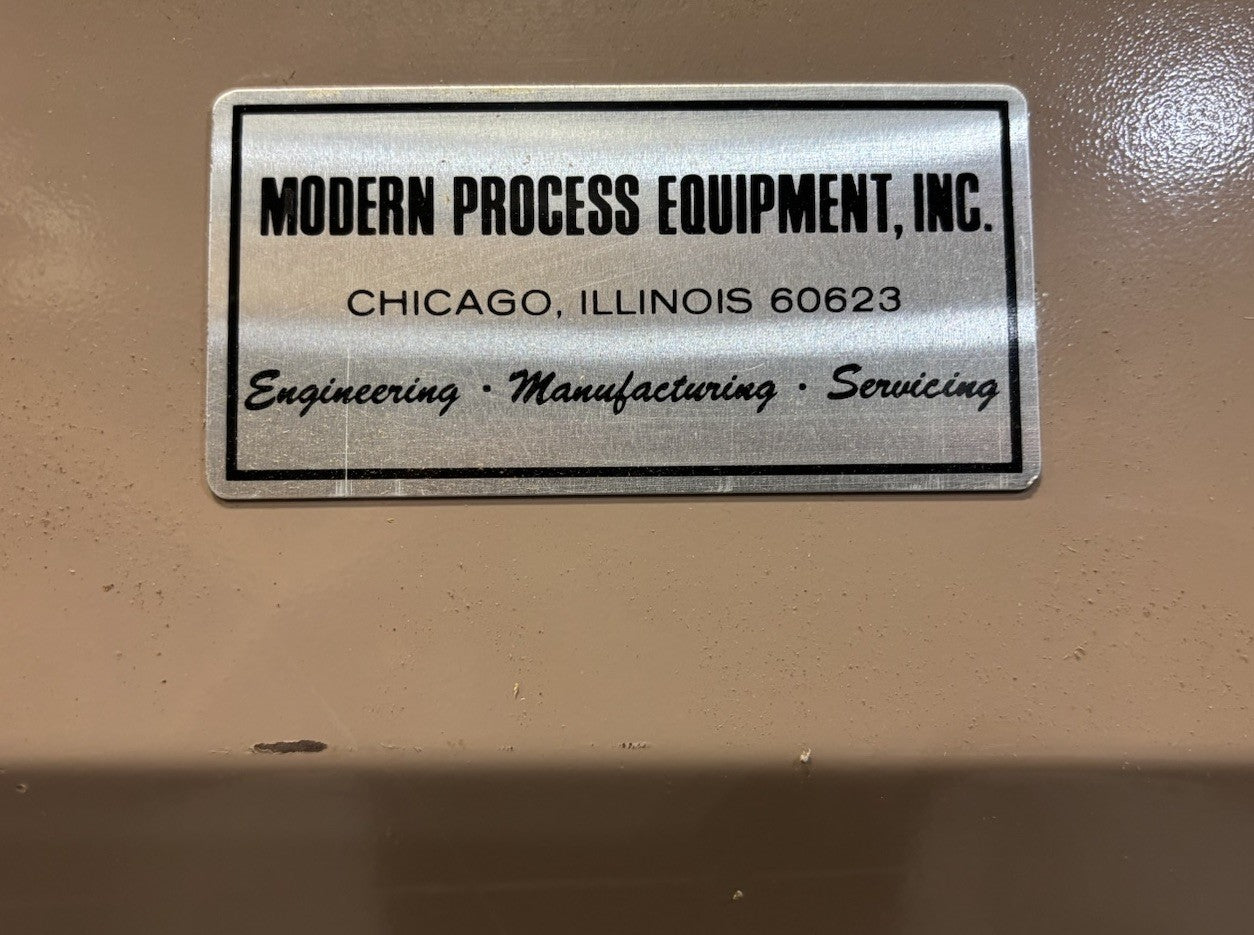 Modern Process Equipment GPX 187 Coffee Grinder 3HP 3-Phase Commercial Tested