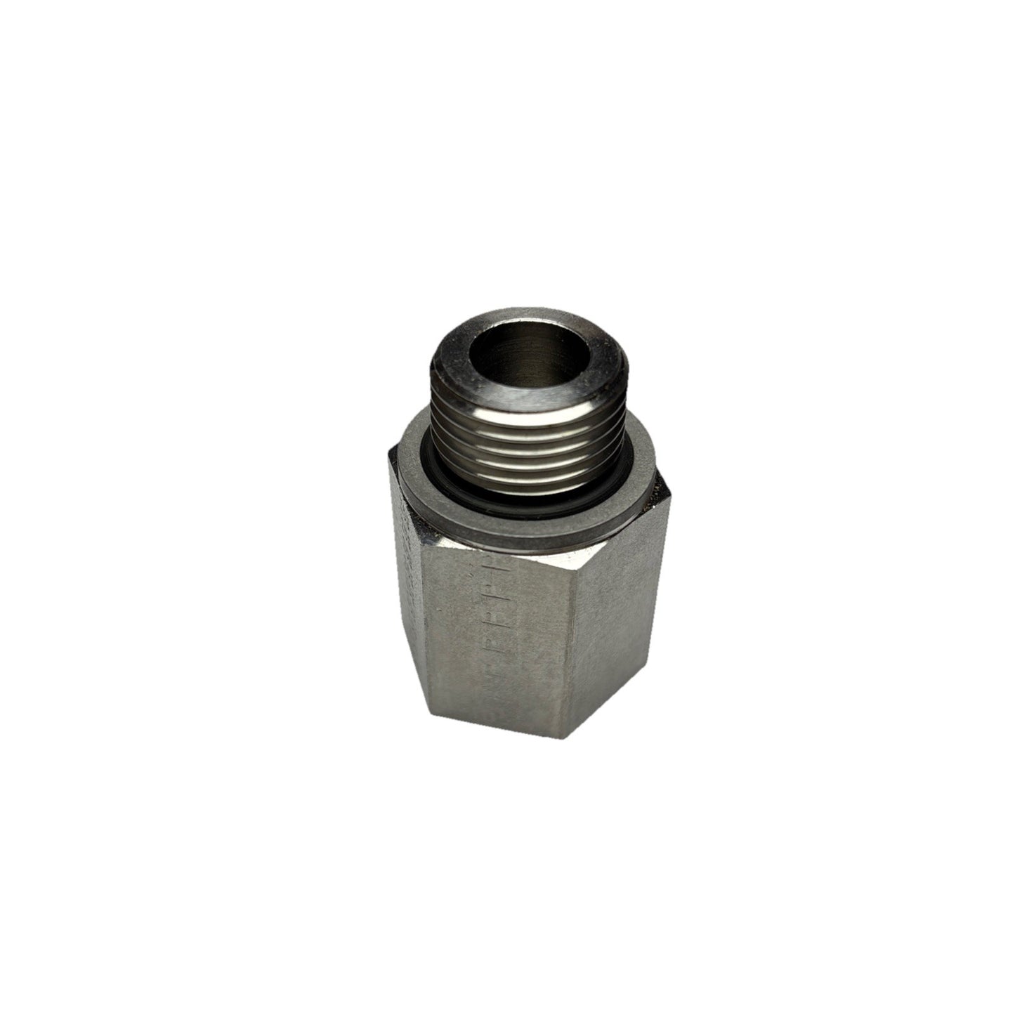 Parker 1/2 x 1/2 F4OHG-SS Straight Adapter Fitting NPTF x BSPP ORR Lot Of (1) SS