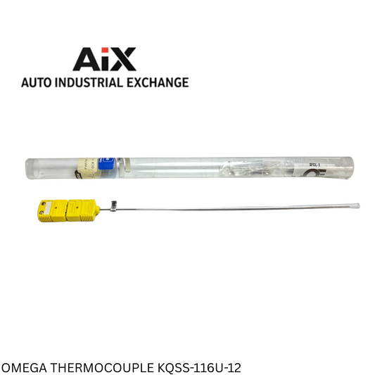 Omega KQSS-116U-12 Type K Thermocouple Probe 0.0625" x 12" Stainless Steel