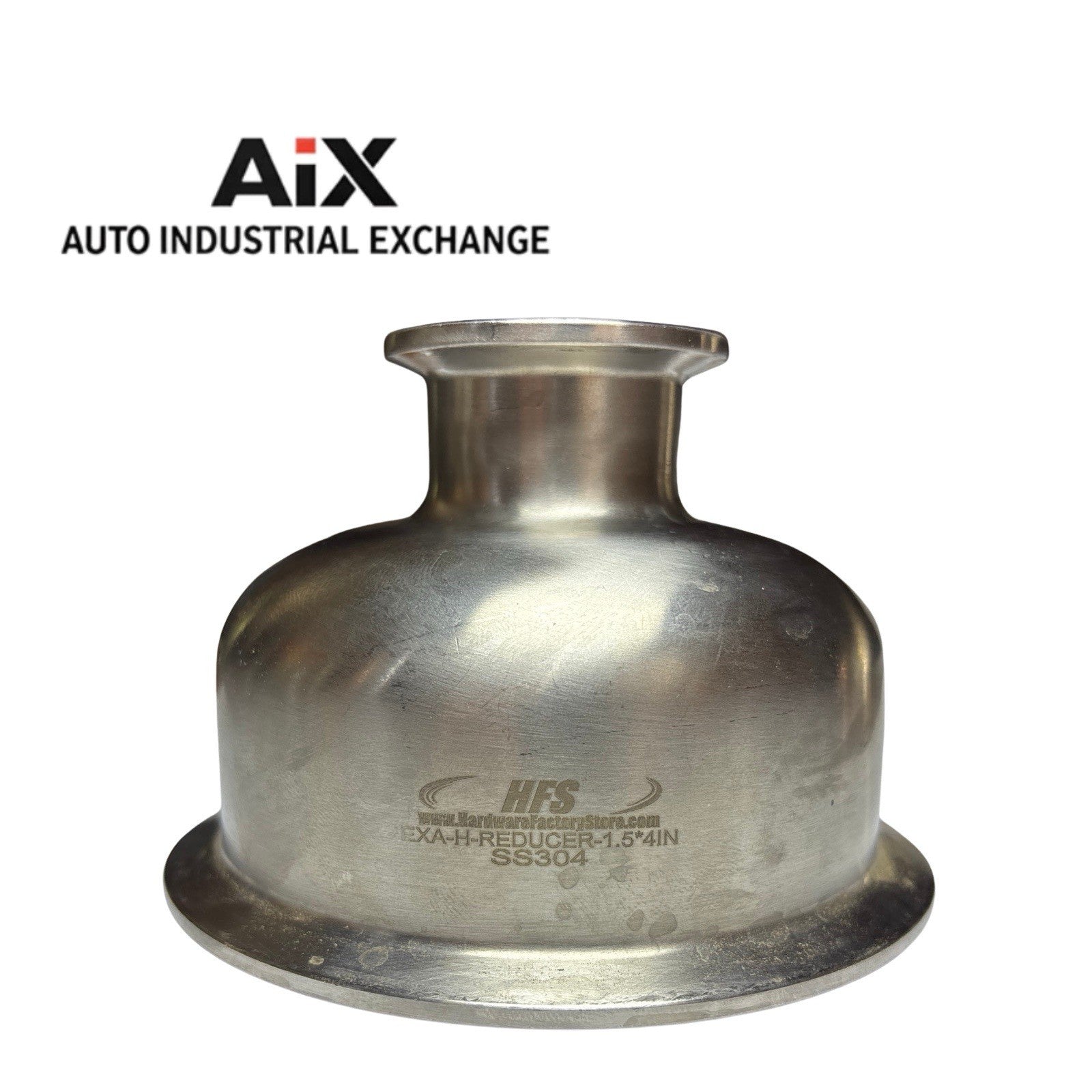 HFS(R) Tri Clamp 1.5" to 4" Hemispherical Bowl Reducers Sanitary Fittings SS304