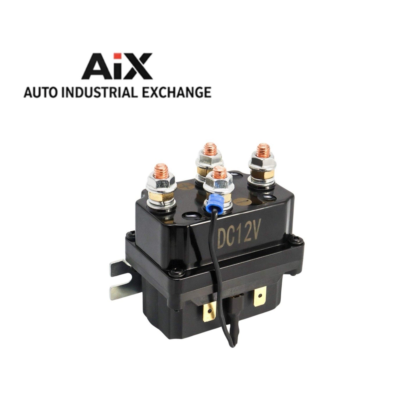 QWORK 12V 250A Winch Solenoid Relay Contactor for 3000-5000lbs ATV UTV