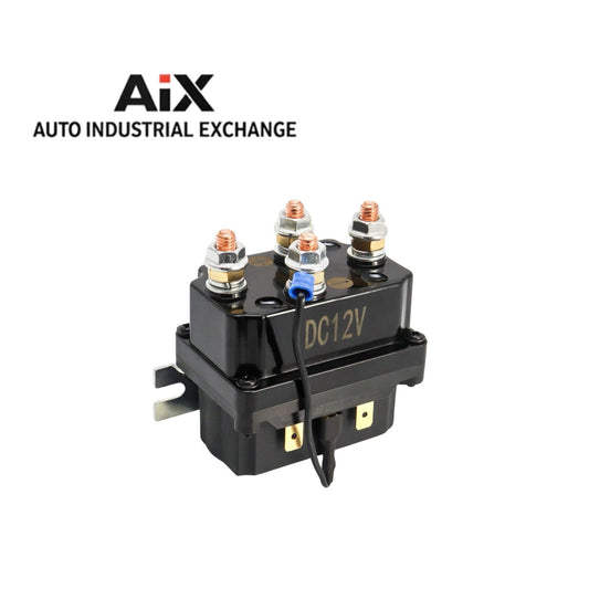 QWORK 12V 250A Winch Solenoid Relay Contactor for 3000-5000lbs ATV UTV