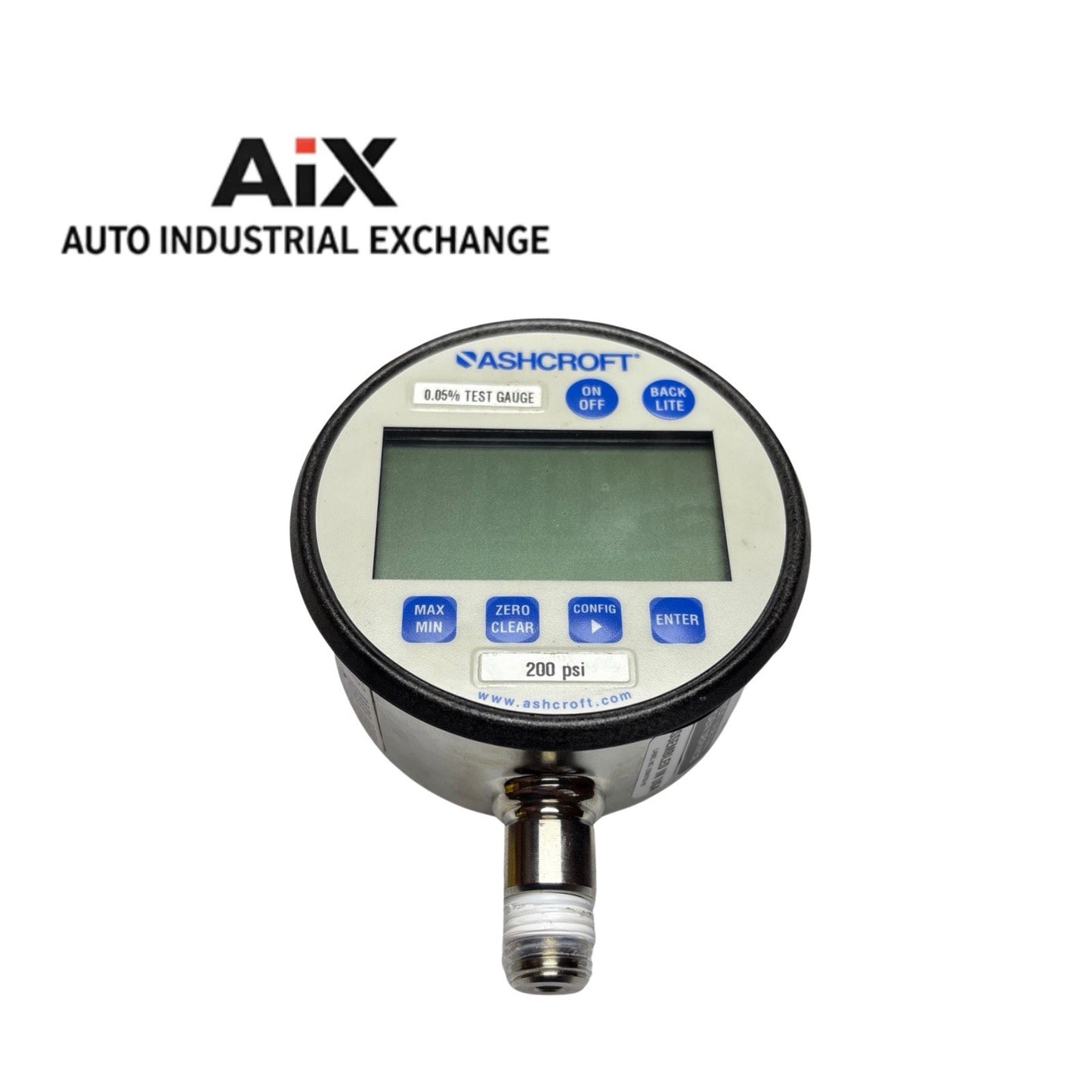 Ashcroft Digital Test Gauge 0.05% Accuracy 0-200 PSI 1/4” NPT – 302089SD02L200