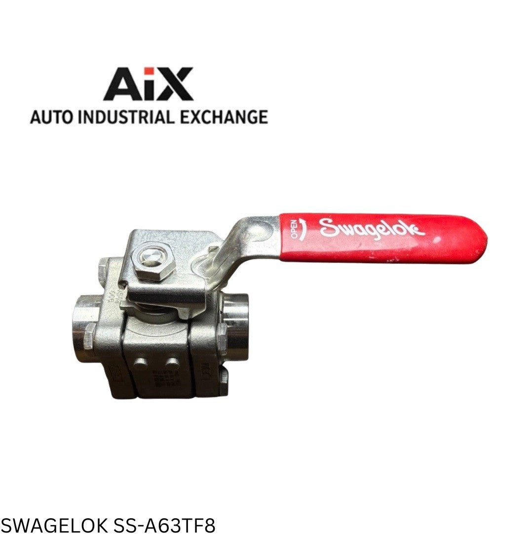 Swagelok SS-A63TF8 1/2” Ball Valve CF3M 2200 PSI Socket Weld Full Port