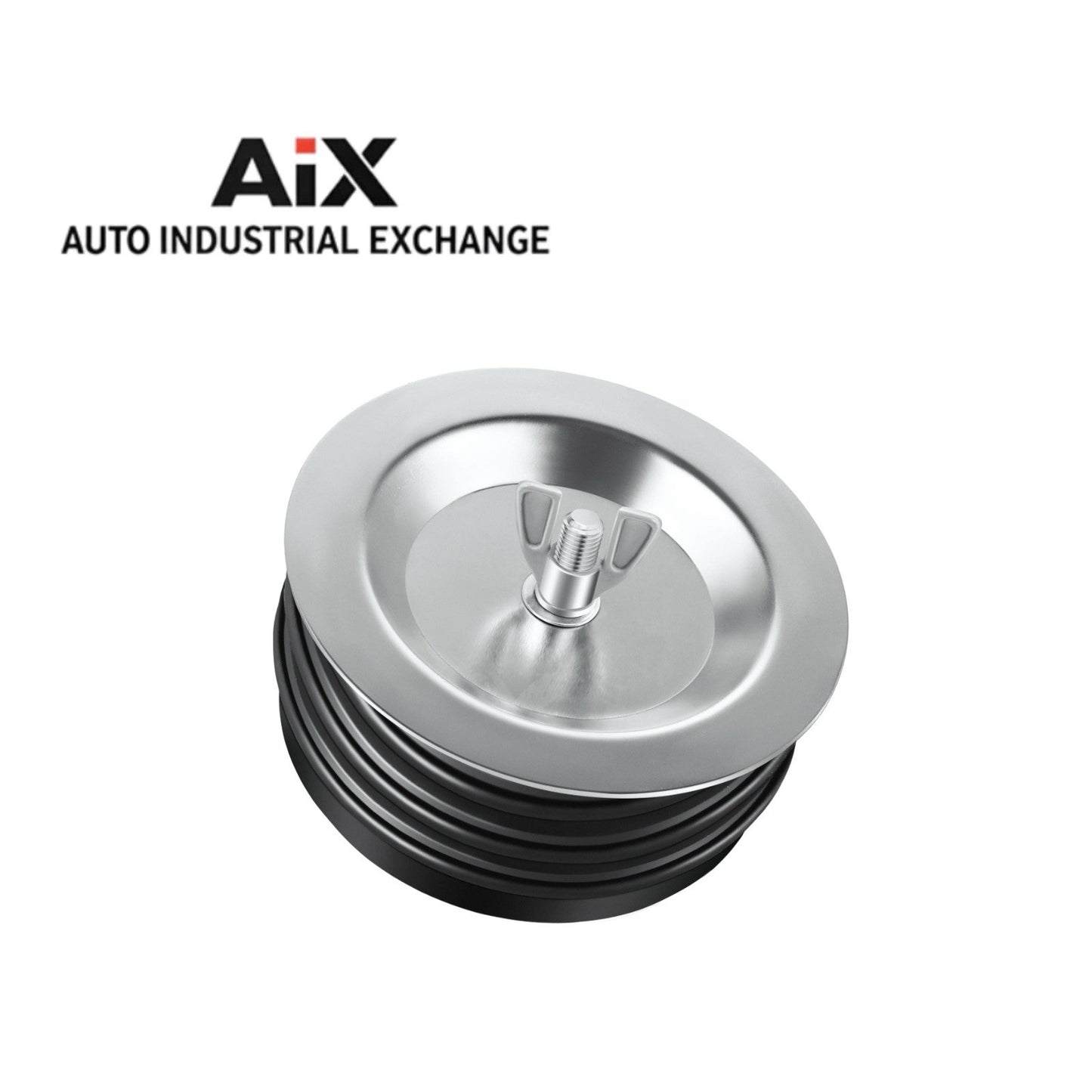 Dreyoo 5" End of Pipe Gripper Plug Steel Drain Cover with Galvanized Screw