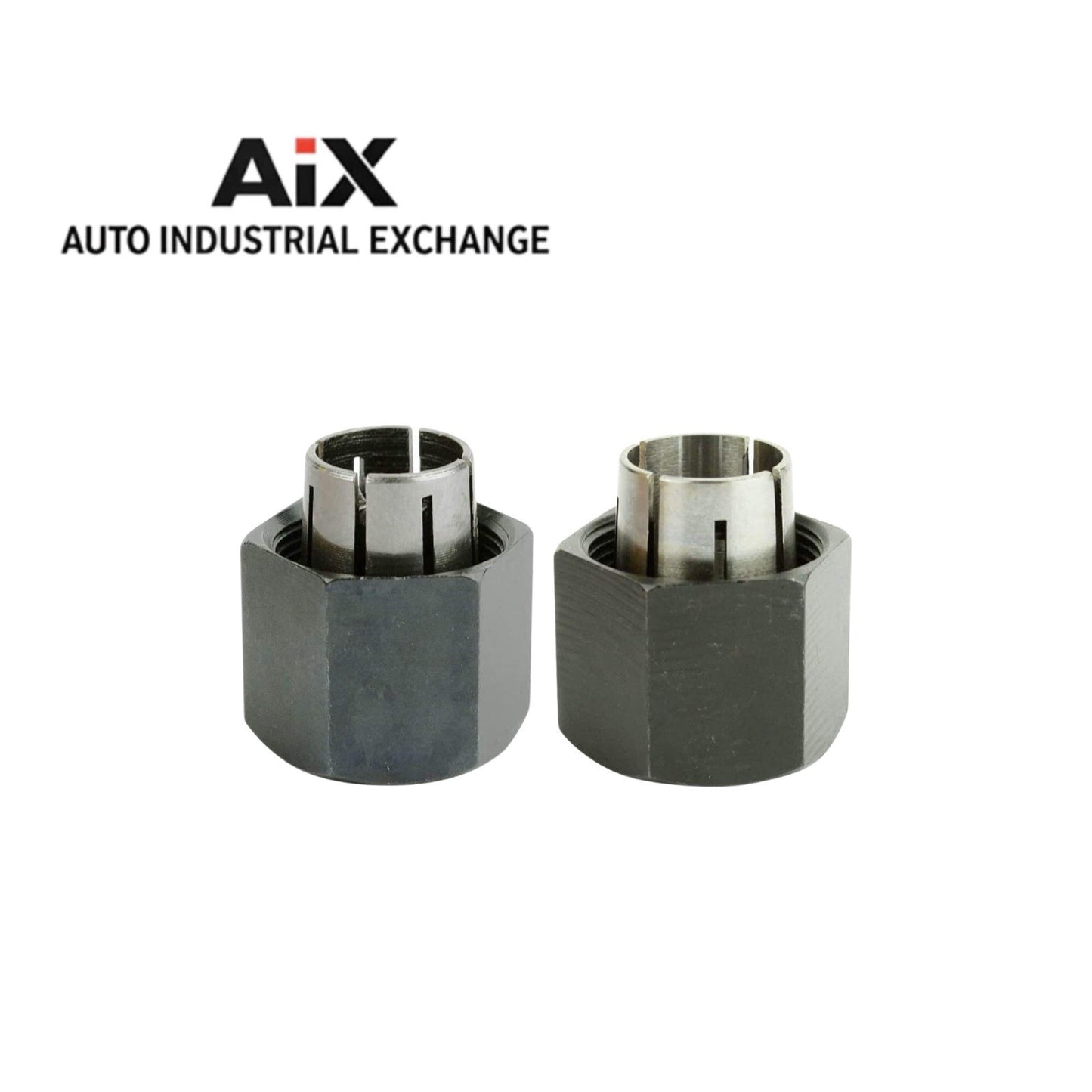 Thaekuns 2 Piece Router Collet Kit 1/4" & 1/2" Fits Dewalt Bosch Hitachi