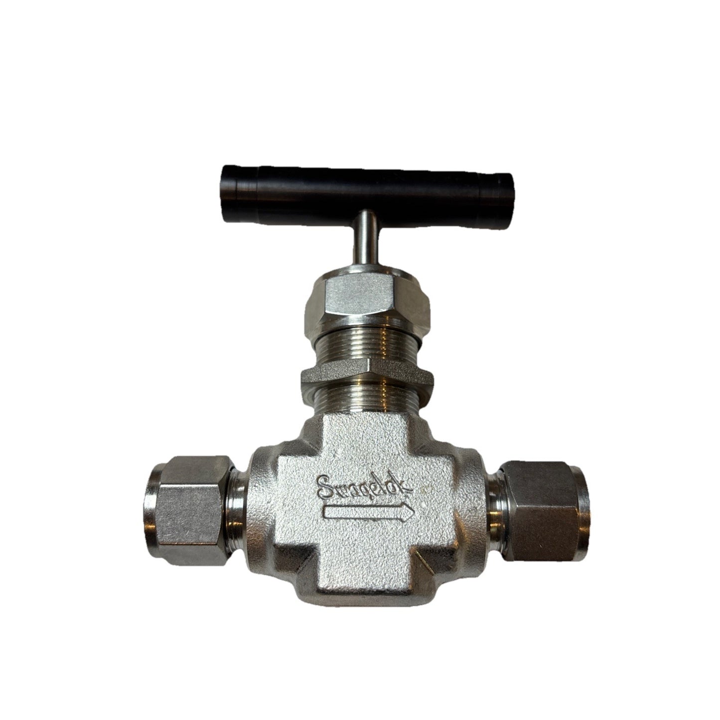 Swagelok SS-18KS8 1-1/8” Tube Needle Valve 316 SS 5000 PSI T-Handle NEW