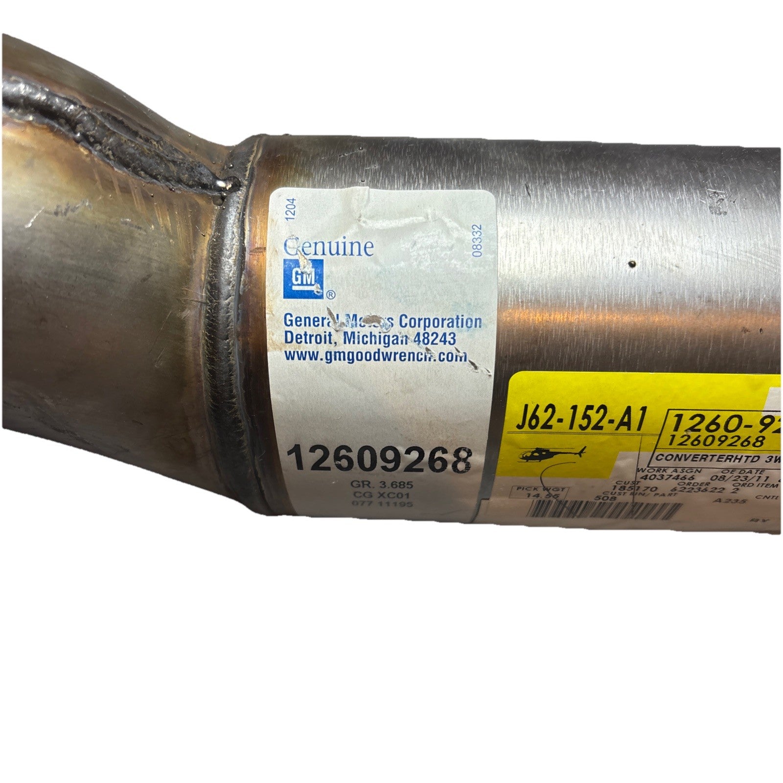 GM 12609268 OEM Catalytic Converter 3-Way 3.6L V6 Genuine NEW Discontinued Part