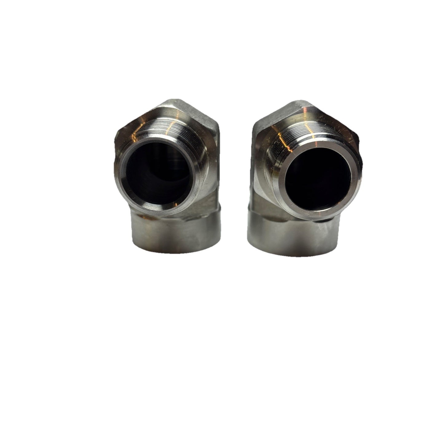 Parker 3/4 x 1/2 CD-SS 90° Elbow Adapter NPTF Male x Female Stainless Steel