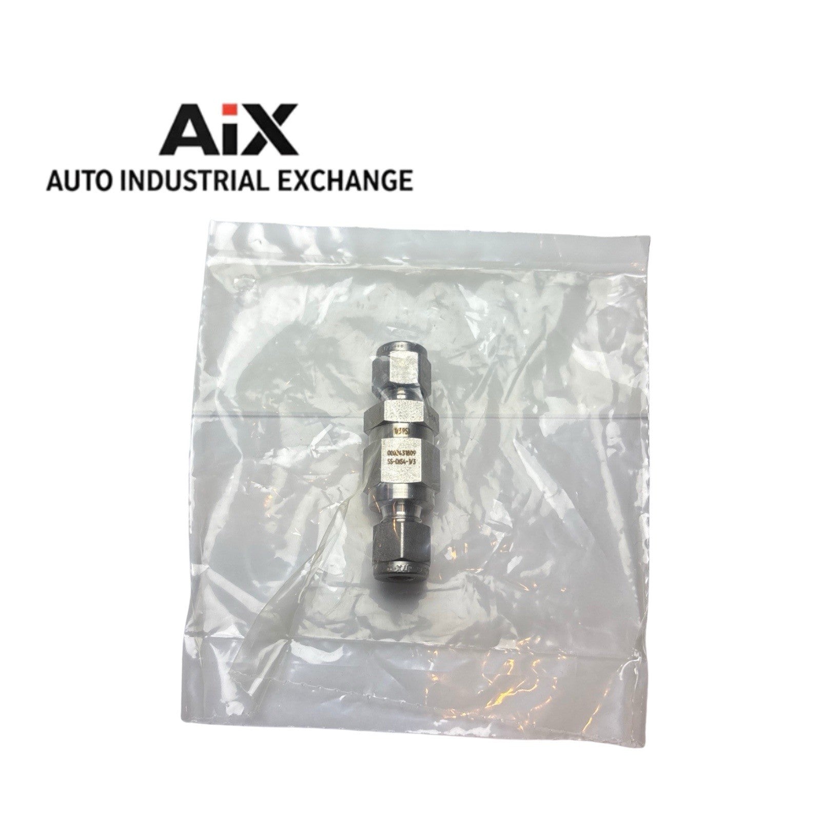 Swagelok SS-CHS4-1/3 Check Valve 1/4” Tube Stainless Steel Inline 1/3 PSI Crack