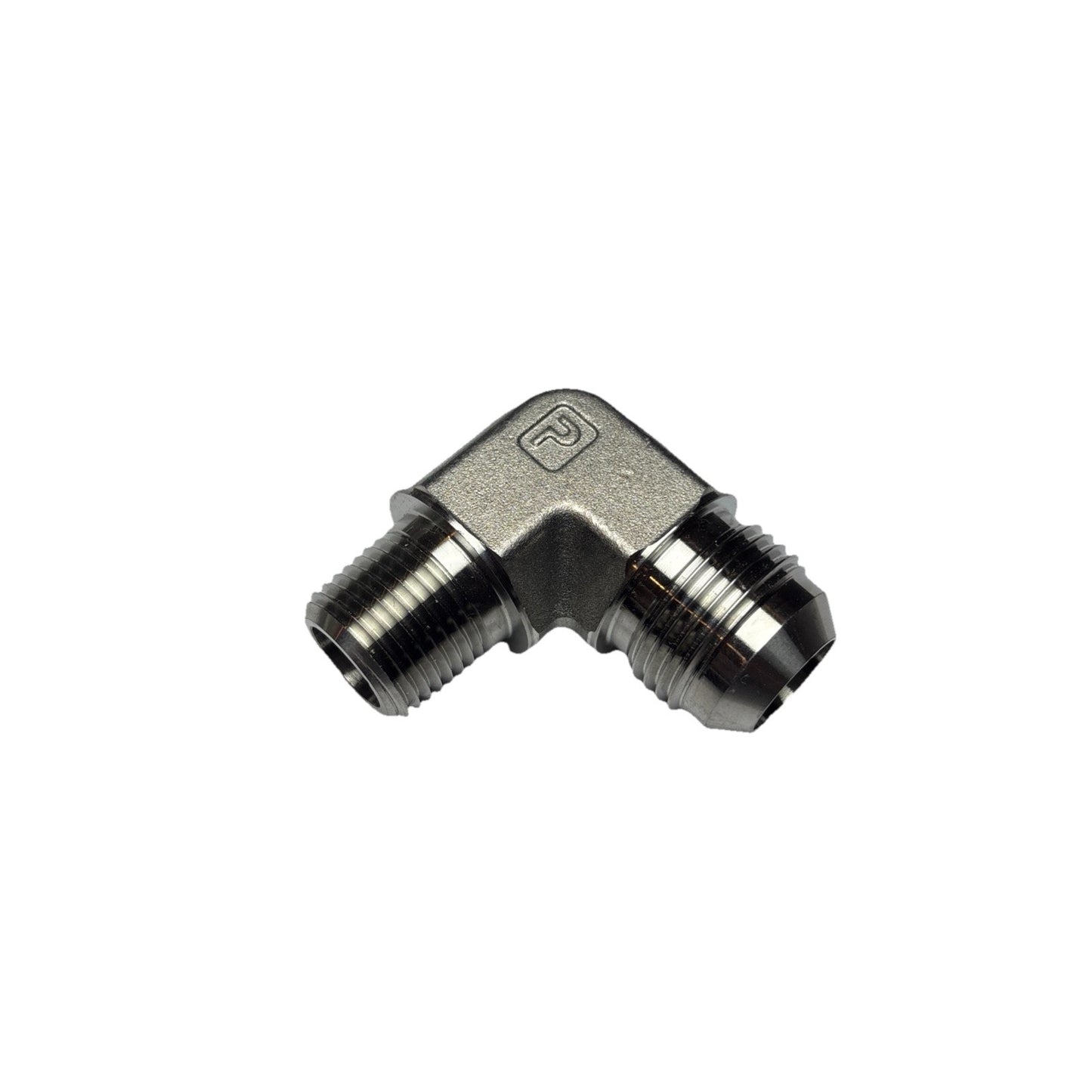 Lot of 3 Parker 12-8 CTX-SS 3/4” x 1/2” 90° Elbow Stainless JIC to NPT Stainless