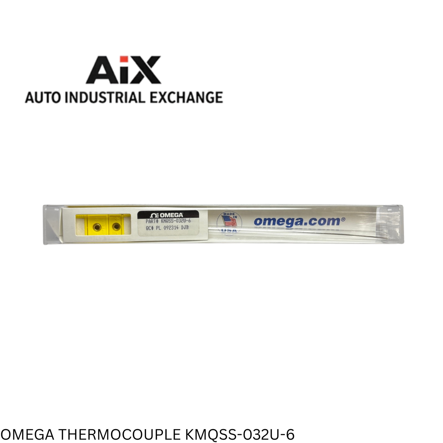 Omega KMQSS-032U-6 Type K Thermocouple Probe 0.032" x 6" Stainless