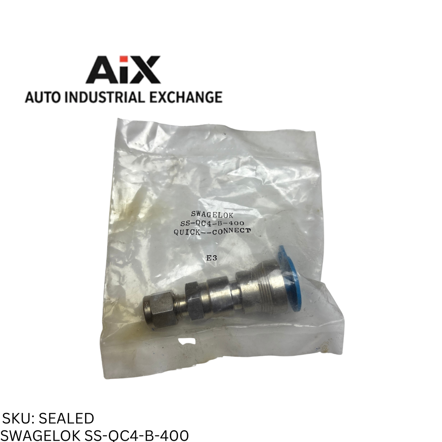 Swagelok SS-QC4-B-400 Stainless Quick Connect Body 1/4" Tube Fitting 0.2 Cv