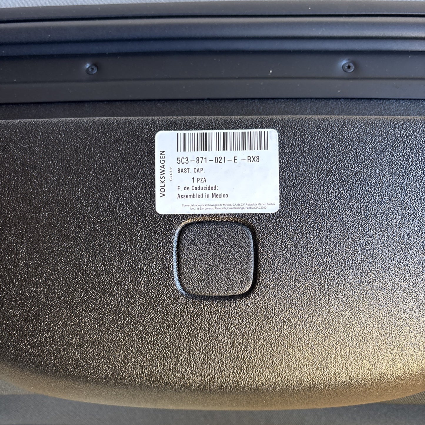 Volkswagen 5C3871021ERX8 OEM Convertible Top fits 2013-2019 Beetle