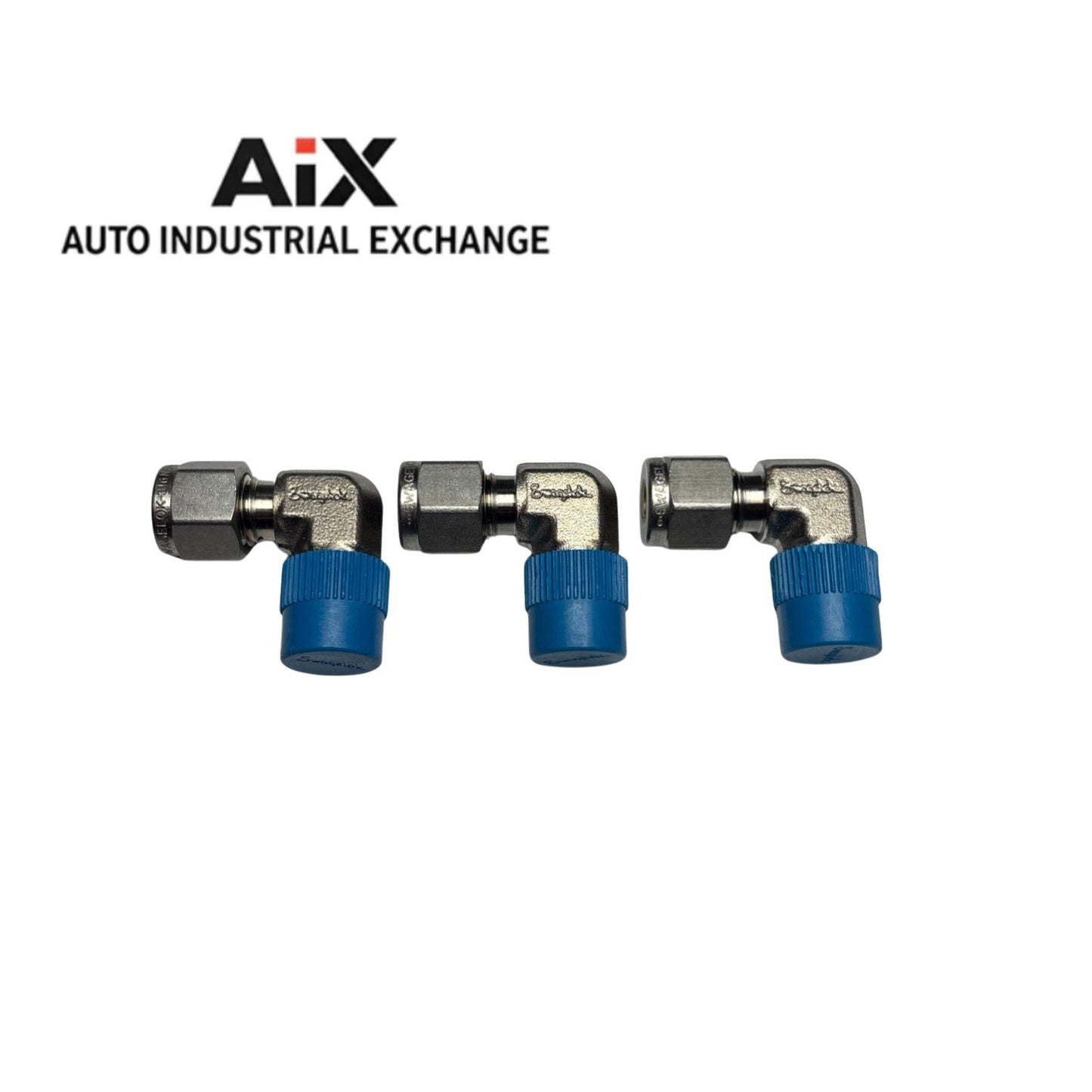 Lot of 3 Swagelok SS-400-2-4 Male Elbow 1/4” Tube x 1/4” NPT Stainless Fitting