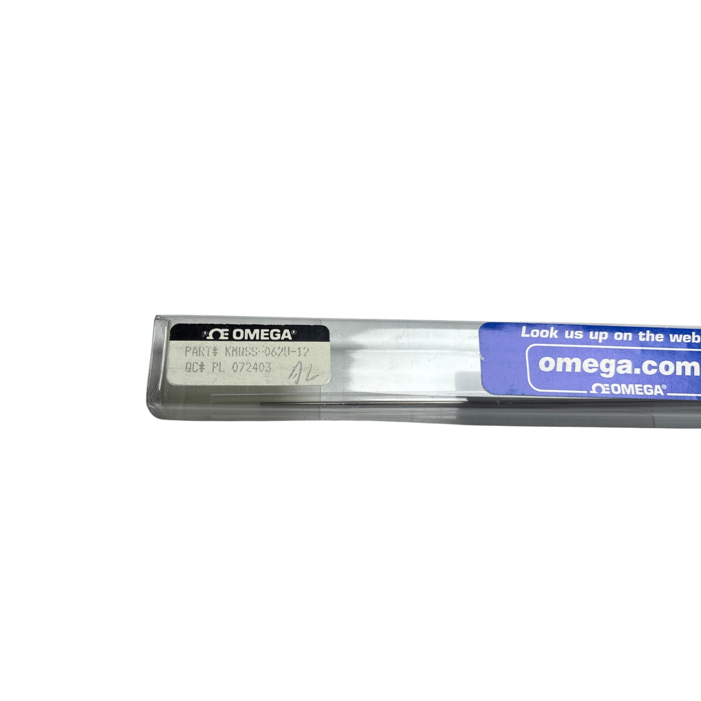 Omega KMQSS-062U-12 Type K Thermocouple Probe 1/16" x 12" Stainless Steel